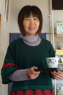 お茶を飲んで
