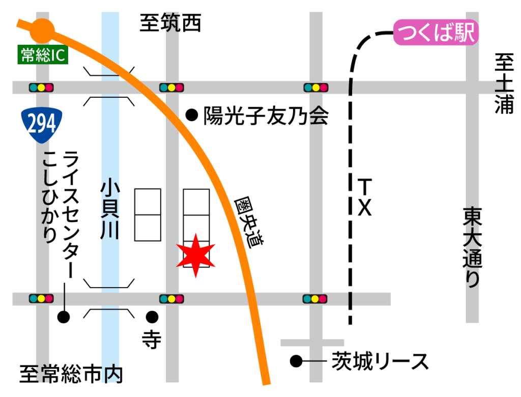 地図　整体きむらさんち周辺