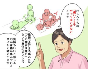 施術後説明